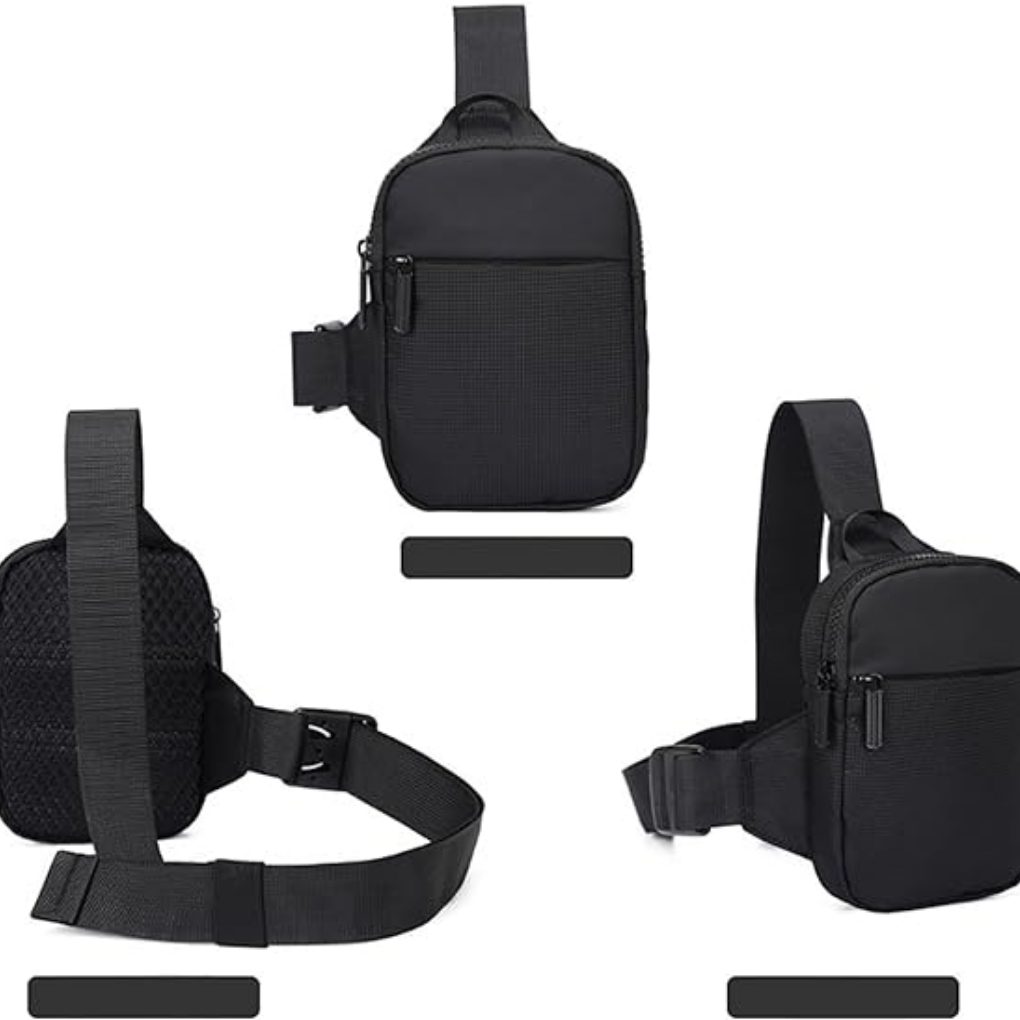 <STRONG>MOCHILA VIBE MINI BOLSA DE PECHO UNISEX, SEGURA Y PRATICA<STRONG>